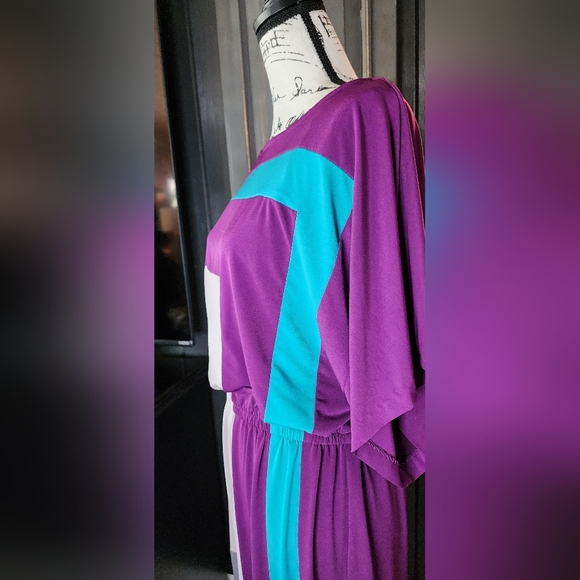 Suzi Chin Colorblock Dress - Picture 3 of 6